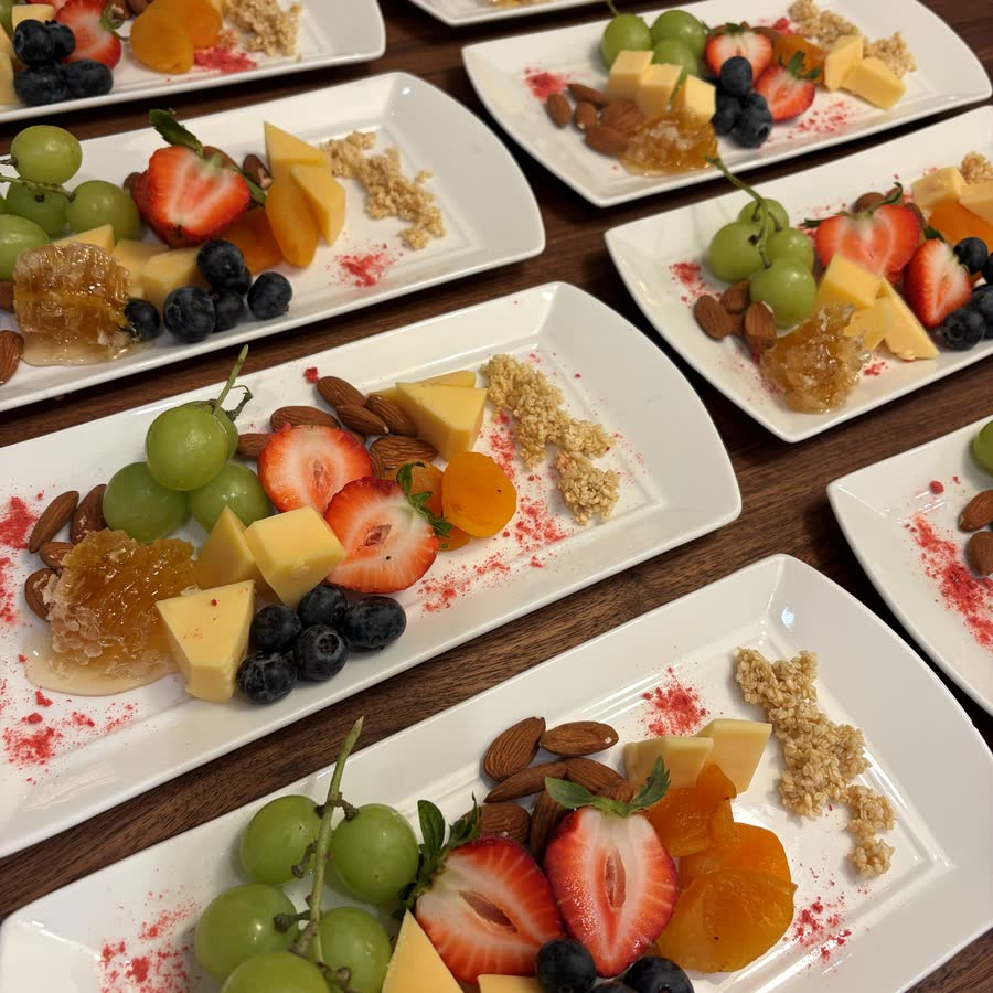 Brunch fruit plates